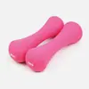 Fábrica direta osso haltere senhoras casa fino braço haltere feminino plástico mergulho ferro fundido fitness haltere atacado