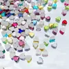 Acessórios de Joias em Formato de Coração de Pêssego de 4mm Joias DIY Diamante Decorativo Nail Art Diamante Usável Nail Art Joias Estilo Quente Atacado
