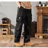 Nuevos Pantalones de Trabajo de Primavera y Otoño con Múltiples Bolsillos, Pantalones Casuales Rectos Sueltos, Pantalones de Trabajo Resistentes al Desgaste y a la Suciedad para Exteriores, Pantalones de Protección Laboral