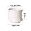 Vaso de Flor de Cerâmica Branca Vaso Planta Jardinagem Vasos Suculenta Orquídea Phalaenopsis Vaso Recipiente Decoração de Mesa