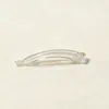 Presilha banana plissada de chifon, presilha vertical, presilha de garra de verão de alta qualidade, presilha para rabo de cavalo na nuca, presilha de cabelo elegante e delicada
