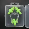 Natação, banho, lavagem de cabelo, prendedor de nariz, tampões de ouvido para prevenir entrada de água, acessórios de natação, tampões de nariz de silicone profissionais para crianças e adultos, mergulho