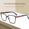 Moda Europea y Americana Transfronteriza Estilo Ins Monturas de Gafas Metálicas de Medio Marco Tendencia para Mujeres, Monturas Versátiles de Alta Gama que Pueden Personalizarse con Lentes Graduados para Hombres