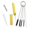 Cepillo de limpieza para pistola pulverizadora herramienta de limpieza para bolígrafo pulverizador cepillo de limpieza para bolígrafo pulverizador rascador de aguja pasante rascador de aguja pasante de boquilla