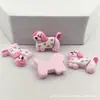 Lindos accesorios de resina de cachorro de dibujos animados cachorro salchicha hebilla de zapato DIY tocado para sombrero pasador material de parche para papelería