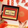 Oro Puro 999 Hazte Rico Inmediatamente Adornos de Billetes de Oro Empresa Comercial Regalo de Año Nuevo Mesa Regalo de Boda para Colegas