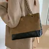 Bolsa tote colorida de un solo hombro 2026, moderna colección de otoño, bolsa de trabajo para mujer, gran capacidad, nuevo diseño estilo coreano, de nicho y a la moda