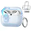 Adecuado para Funda Transparente para Auriculares Airpodspro3 Funda Protectora Apple Airpodspro2 Funda Protectora Airpods4