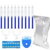 Kit de Clareamento Dental Atacado Transfronteiriço Pacote com 10 Kits de Essência Clareadora + Luz Azul LED