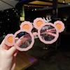 Gafas de sol de moda para niñas, divertidas y bonitas de dibujos animados para cumpleaños, populares en internet de Corea del Sur, accesorios de fotos para niñas.