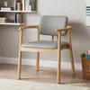 Silla con Reposabrazos Minimalista Moderna, Silla con Respaldo Estilo Nórdico, Silla de Reunión para Balcón, Silla de Té para Ocio, Silla de Anfitrión, Silla Individual