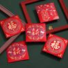 Sobres Rojos Dorados Estampados Año Nuevo Feliz Estilo Chino Retro Venta al por Mayor Nuevo Modelo 2027 Regalo de Retorno con Palabras Auspiciosas Sobres Rojos Universales