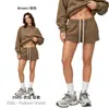 Ropa de Mujer Cai Xiang Dao Superventas Transfronterizo Sudadera Estilo Americano Ins de 350g con Forro Polar y Cuello Semi Alto Color Dopamina