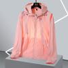 2024 Nueva Marca de Moda Ropa de Protección Solar para Pareja Ligera Transpirable Sombrilla Protección UV Piel Camisa Color Sólido Exterior