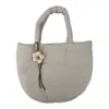 2026 Nuevo Bolso de Mano Simple de Color Sólido para Mujer Otoño/Invierno Bolso Tote Pequeño para el Trabajo y los Viajes Estilo Coreano Bolsa de Algodón