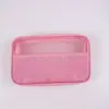 Bolsa de Maquillaje Portátil para Viaje, Bolsa de Malla para Guardar Brochas de Maquillaje, Neceser Transpirable para Viaje, Bolsita Pequeña de Malla para Almacenamiento