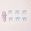 Nuevos Accesorios para Uñas con Cinta de Lazo Piezas Pequeñas de Resina Aretes DIY Pinza para el Cabello Accesorios Portátiles para Uñas Pedrería al por Mayor