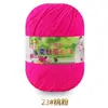 Hilo de proteína de seda, hilo de algodón para bebés, ovillos de hilo, hilo para bebés y niños, hilo para suéteres, gorros, zapatos, muñecas, crochet, tejido DIY y bolsos