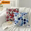 Cojín Bordado para Sofá de Sala de Estar Estilo Nórdico Ins, Almohada Pequeña Fresca para Habitación Modelo, Funda de Cojín para Respaldo de Cama