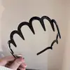 Cabelo quebrado Ondulado Faixa de Cabelo 2024 Novo Estilo Acabamento Artefato Alto Cranial Top Head Band Lavagem Facial Feminina Presser Cartão de Cabelo Cocar Acessórios para o Cabelo
