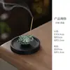 Suporte de Incenso Cerâmico Criativo Queimador de Aromaterapia para Casa Interior Ornamento Suporte para Incenso de Palito Queimador de Incenso Queimador de Incenso para Mesa de Chá Suporte para Incenso de Sândalo Agarwood