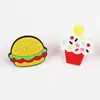 Fuente Dibujos Animados Punto Venta Al Por Mayor Plástico Blando Anti-Picadura Helado Pastel Anillo Infantil Lindo Dulce Juguete para Bebé