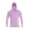 Nova Roupa de Pesca com Capuz Masculina para Exterior Transfronteiriça, Roupa de Proteção Solar para Praia, Caminhada e Pesca, Roupa Justa ao Corpo