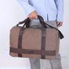 Bolsa de Viaje Portátil de Lona Engrosada de Gran Capacidad Mochila para Hombre Deportes Retro Viaje al Aire Libre Bolsa Li Bolso de Hombro Único