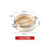 Cesta de Bambu Trançada para Cozinhar no Vapor Toda de Bambu Cesta de Bambu para Cozinhar no Vapor de Aço Inoxidável 304 para Cozinhar Pães Cesta Pequena para Cozinhar no Vapor Comercial para Dumplings