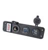 Cargador de coche directo de fábrica uno a tres coche yate coche berlina Panel de pantalla digital coche 12-24v Universal