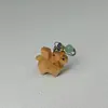 Talla en Madera de Ciprés Caballo de Juguete Palosanto Adornos de Escritorio Cadena para Teléfono Móvil Tallada a Mano Manualidades con Forma de Animal Decoración Colección