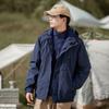 Ropa de Carga Gruesa Impermeable a Prueba de Viento para Exteriores Otoño e Invierno 2023 Conjunto de Dos Piezas Cálido de Terciopelo de Visón para Hombre y Mujer
