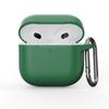 Adecuado para AirPods 4 3 2 Funda Protectora de Silicona Gruesa de Una Pieza Audífonos Bluetooth Apple Pro3 Funda Suave para Auriculares