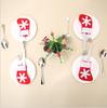 Decoraciones Navideñas al por Mayor Calcetines Navideños Mini Pequeños Juego de Vajilla Navideña Juego de Cuchillo y Tenedor Navideño