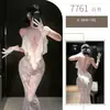 Lencería sexy Yeqin, pura y deseable, caliente y sexy, transparente, camisón de encaje dulce, conjunto tentación escotado qqny7761