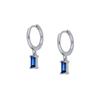 Europeu e Americano Luz de Luxo s925 Agulha de Prata INS Geométrica Gota de Água Diamante Celi Francês Orelha Fivela Cor Zircon Mulheres Brincos Brinco Brinco Brinco