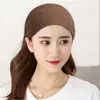 Diadema de punto de ala ancha estilo coreano para lavarse la cara con cordón, pañuelo para la cabeza cálido simple, diadema, gorro de moda para el posparto, accesorios para cubrir el cabello blanco