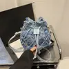 Bolsa feminina transfronteiriça nova bolsa de ganga tie-dye bolsa de balde de alta qualidade bolsa versátil de primavera bolsa transversal nicho feminina