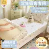 Funda de sábana bajera 100% algodón puro para dormitorio estudiantil, pieza única 90x190cm, juego de funda para cama individual, protector de colchón 2