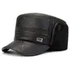Gorro de Invierno Cortavientos para Hombres de Mediana Edad y Mayores, Forrado de Felpa y Engrosado para Calidez, Gorro de Algodón Engrosado de Lana para Abuelo que Protege los Oídos