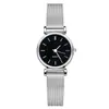 Reloj de mujer estilo coreano, reloj retro de moda europeo y americano, esfera con correa de malla cómoda, reloj de cuarzo para mujer, reloj para examen para mujer