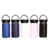 Botella Espacial Transfronteriza de 14 oz Simple Portátil Compacta Macarrón Exterior Acero Inoxidable Taza Térmica Taza de Bolsillo