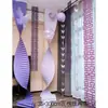 Decoración de Ambiente para Habitación de Boda Morada, Cortina Decorativa Nueva para Sala de Estar y Dormitorio de Casa de Boda, Guirnalda Larga de Mariposas con Carácter de Doble Felicidad para Boda