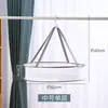 Cesto de secagem de roupas de camada dupla de grande capacidade para uso doméstico, para secar suéteres e meias, bolsa de malha plana anti-deformação, rede de secagem dupla camada rotativa