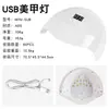 Nueva Mini Lámpara para Uñas Portátil Secado Rápido Esmalte en Gel Secador de Uñas USB Máquina de Fototerapia Manicura