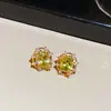 Pendientes de Mariposa de Circonita con Aguja Plateada Super Brillantes, Lujo Ligero, Gama Alta, Pendientes Exquisitos, Pendientes de Estilo para Cena de Lujo para Mujeres, Nicho
