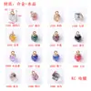 Colgante de cristal nuevo accesorios para collar diy cristal cuadrado versión coreana del nuevo al por mayor en stock accesorios de joyería 1536