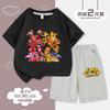 Traje de verano para niños de 2024, nueva camiseta de manga corta, ropa deportiva de manga corta, un gran tesoro para niños.