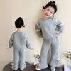 Conjunto Elegante para Niña Primavera y Otoño 2026 Nuevo Sudadera Casual Infantil Conjunto de Primavera para Bebé Niña Conjunto de Dos Piezas con Lazo