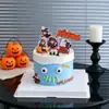 Decoración de Pastel de Halloween Dulce o Truco Ojos Chistosos Cuentas de Caramelo Decoración para Fiesta de Festival Repostería Enchufe Decorativo